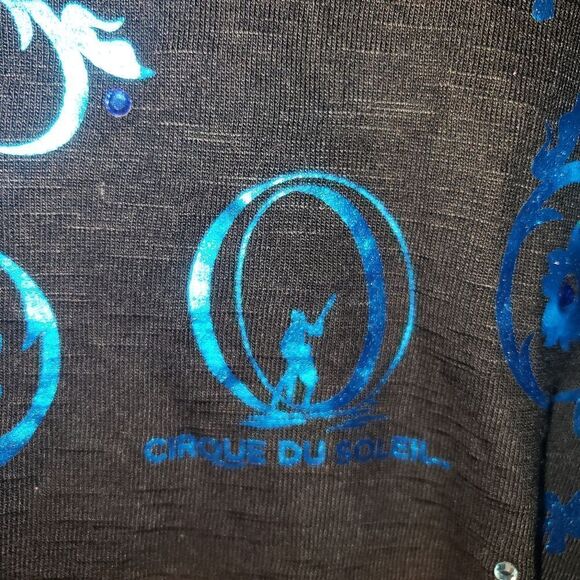 CIRQUE DU SOLEIL "O" SHOW BELLAGIO MERCH BATWING TUNIC TOP SIZE XXL - Picture 6 of 6